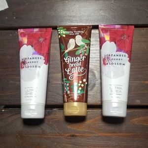 3 Bath and Body Lotions. Never used.